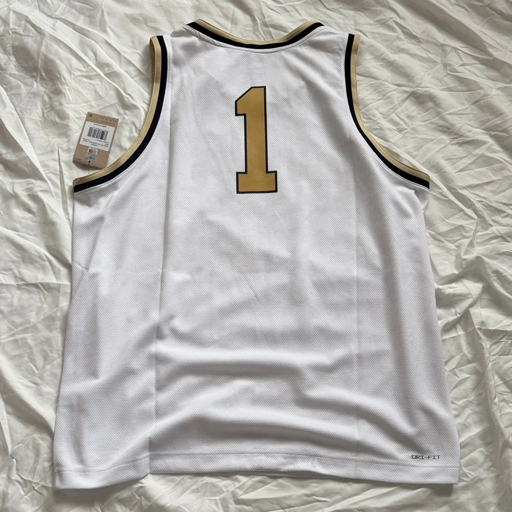 Brand New Nike CU Buffs White and Gold Basketball Jersey
